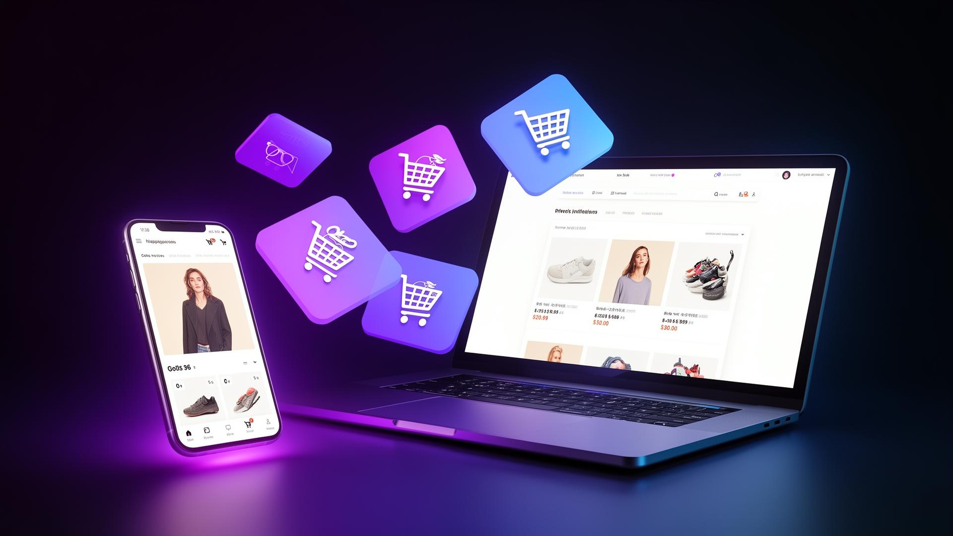 تصميم المتاجر الإلكترونية